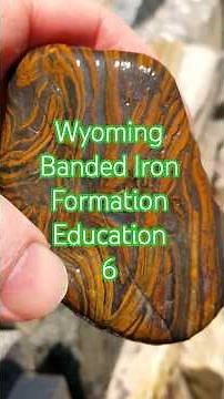 Wyoming Banded Iron Formation (BIF) Educational Rockhounding Geology 6