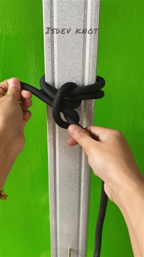 2.8K views · 24 reactions | How to tie a anchor hitch #outdoors #knots #knottutorial #rope #knottrick | Isdev Knot | Facebook