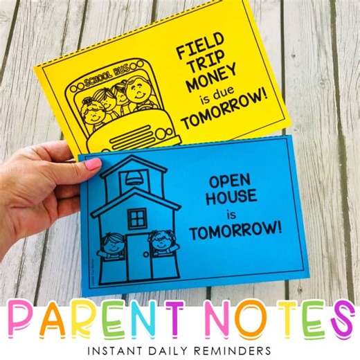 Parent Notes and Daily Reminders - Instant Notes - Parent Communication