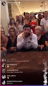 This was the moment Baker Mayfield found out he was taken No. 1 overall to the Cleveland Browns. | Adam Schefter