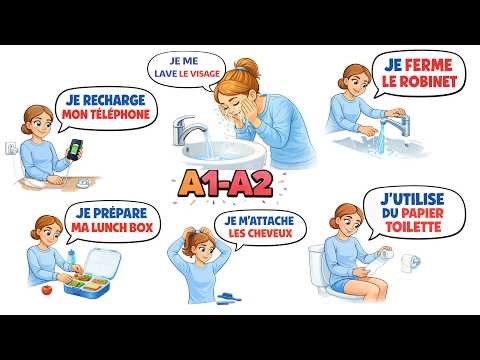 Ma routine quotidienne en français/Expressions utiles 🇫🇷🇨🇦| Vocabulaire essentiel