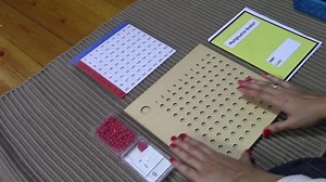 Montessori Multiplication Bead Board