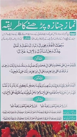 Step by Step Namaz e Janaza | Male & Female Funeral Prayer#viral short#for you#wazifa#point#Islam