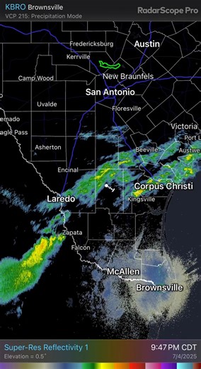 41K views · 131 reactions | 10:45 PM radar update ️ | South Texas Weather Updates | Facebook