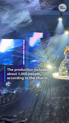 A Texas church is going viral for its Christmas program, which featured live zebras, flying angels, and approximately 1,000 cast and choir members, according to the church. | Lansing State Journal