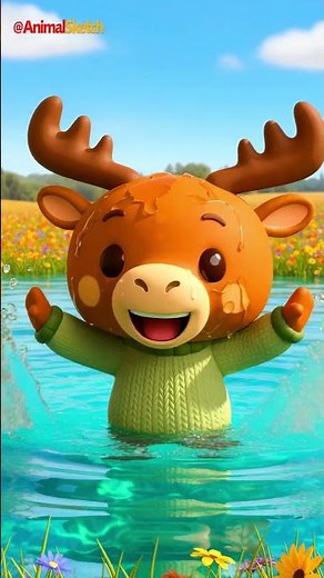 The Moose, The Moose Song!🎵 | Fun Nursery Rhymes For Kids | Children Fun Music w/ ‪@AnimalSketch‬​