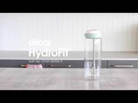 Decor HydroFit Soft Sip Tritan Bottle 1L - Care & Usage Guide