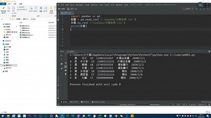 Python Pandas 02.读取txt与csv文件