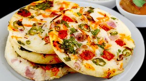 582K views · 4.9K shares | Ever Thought Of Making Uttapam From Left Over Rice Here it is LEFTOVER RICE UTTAPAM :) For More Recipes : https://tinyurl.com/ybx5vfjq | Bharatzkitchen | Facebook