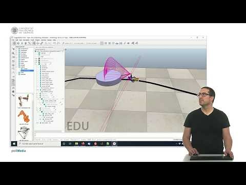 Demonstration of Line Tracking with Obstacle Avoidance | CoppeliaSim (V-REP)
