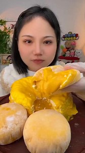 Creamy Sweet Custard Soft Mochi Dessert| Chi-Chi Asmr #fblifestyle | Chi-Chi Asmr