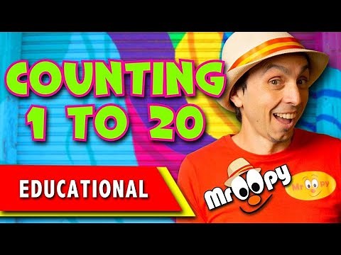 Learn to Count and Dance from 1-20 with Mr Oopy | Counting Numbers