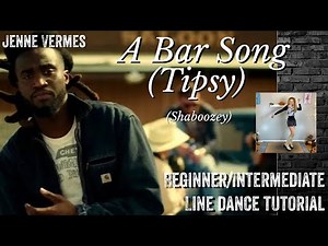 LEARN TO LINE DANCE! - Bar Song (Tipsy) by Shaboozey (Beginner Choreography) - Line Dance Tutorial!
