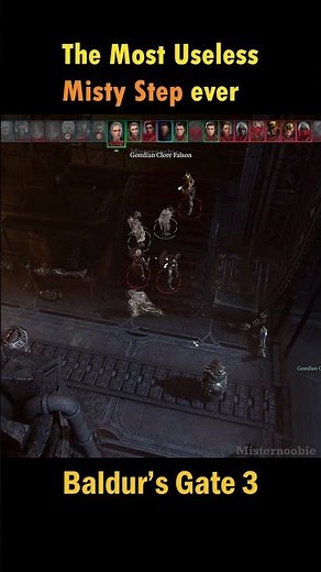Gondian’s 1000 IQ Misty Step 🧠 #baldursgate3 #bg3