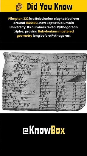 Plimpton 322 – Babylonian Math Tablet Ahead of Its Time