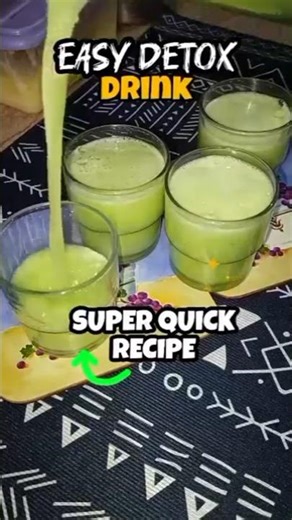 3 Ingredients Juice! #detoxdrink #greenjuice #recipe #juice #ayeshainthekitchen