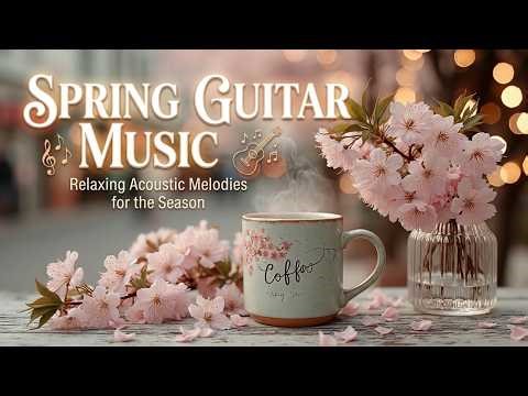 Acoustic Spring Vibes ✨ Relaxing Guitar Music for Calm Morning & Fresh Mood 🌸