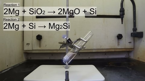Making Magnesium Silicide and Explosive Silane Gas
