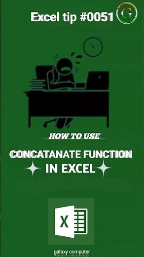 Excel Me CONCATENATE Formula Ka Use Kaise Kare | Text Combine Karne Ka Best Tarika #excel #shorts ..