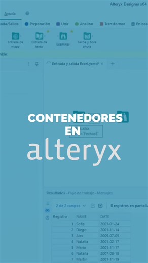 Contenedores en Alteryx: Guía para diseñar flujos