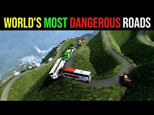 16 Most Dangerous Roads in The World 🌎 | Most Scary Roads | You Won’t Believe #15!