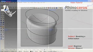 Modeling a lofted button