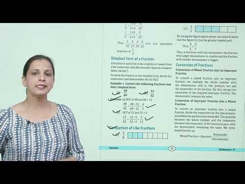 Fractions || Chapter-5 || Mathematics 6 || Class 6