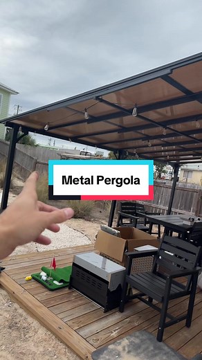 Affordable Metal Pergola for Your Backyard