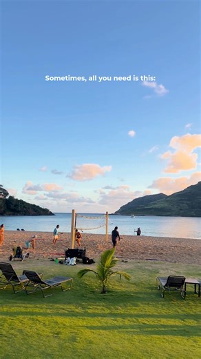 A gentle breeze, soft sand, and the sound of the ocean. 💙 Book now: https://kauairesort.sonesta.com/# | Royal Sonesta Kauai Resort