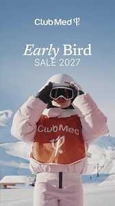 Pre-registrations for Club Med’s Early Bird Sale 2027 are officially open! ⛷️❄️ Secure the best offer and price of the season on selected Club Med ski resorts in Japan, Europe and Canada. Beat the queue and unlock early access to your favourite destination, room type and dates, even during peak period. Simply fill in the form with your preferred holiday and get a personalised quote ahead of the sales opening. Availability is limited so pre-register now to avoid missing out! T&Cs apply. | Club Me