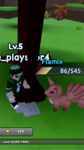 Capture the Monster 🔥 I Caught Flamix & Puffo in Roblox! 😱 #shorts
