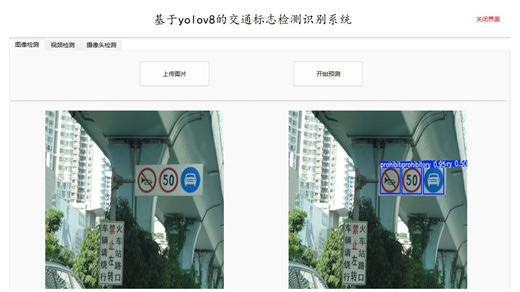 基于yolov8的交通标志检测识别系统，支持图像检测，也支持视频和摄像实时检测【pytorch框架、python源码】