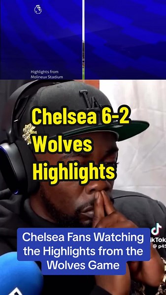 Wolves 2-6 Chelsea Highlights🔥 #chelsea #chelseafc #wolves #wolverhampton #lippy #highlights #football #footballtiktok #premierleague #youtube