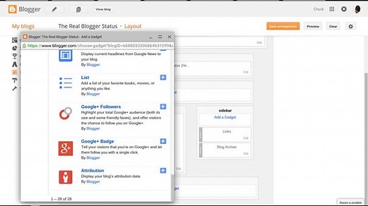 Cómo Agregar Gadgets a un blog de Blogger | Mira Cómo Se Hace