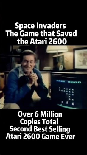 The Game that Saved the Atari 2600 | Space Invaders 1980 classic ad #retrogaming #gaming #atari2600