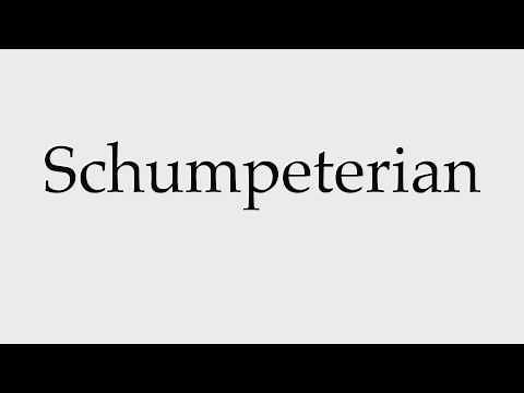 How to Pronounce Schumpeterian