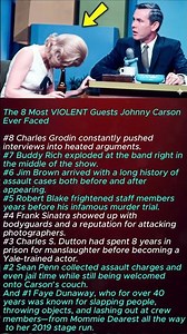 The 8 Most VIOLENT Guests Johnny Carson Ever Faced