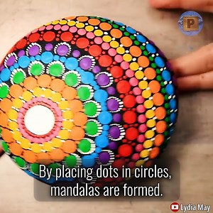 312K views · 386 reactions | Satisfying process of dot painting decoration!  #craft | Patch it | Facebook