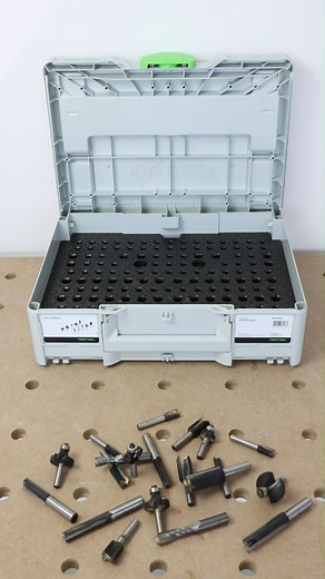 Easier than expected: ❔ Storing cutters?  Simply store them in the cutter Systainer. ❕ Perfectly protected, clearly stored! All cutters want to go in there - in the cutter systainer from Festool. #Cutters #Routers #Systainer #Storage #Routing #Milling #Festoolireland | Festool | Facebook
