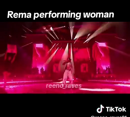 Rema's Stunning Performance of 'Woman' at the O2 Arena