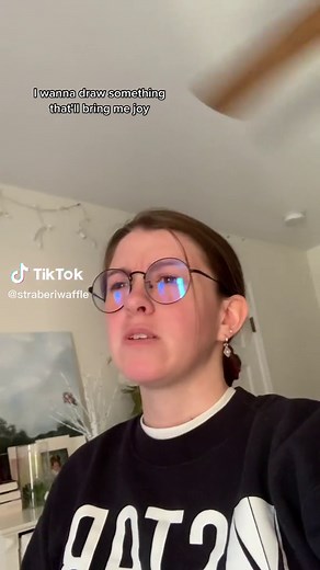 Perfect Circle Cow Illustration in Procreate