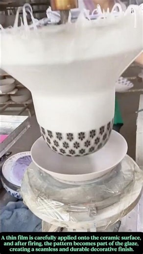 Ceramic Decal Process Revealed Watch How Patterns Fuse Perfectly Into The Surface #craft #work