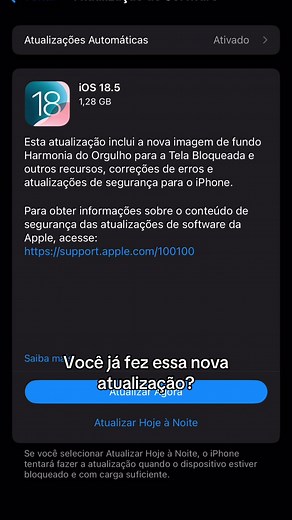 Nova Atualização iPhone: Descubra as Novidades do iOS 18