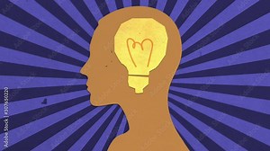 Stop Motion Concept Of Idea / Thinking. Great For Your Presentations And Creativity Related Projects. High-Quality Animation
