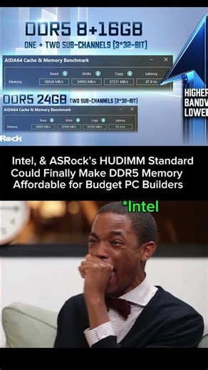 Intel’s New HUDIMM RAM Might Kill DDR5 Prices