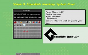 Inventory System for GameMaker Studio 2.3  Simple & Expandable by FullJetski