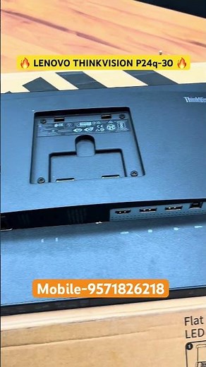 Lenovo ThinkVision P24q-30 Review | 24” QHD IPS Monitor | 2K Display | Best Business Monitor 2026