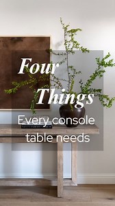 Ever wonder why your console never looks quite right? It’s probably missing one (or all) of these 👇 1. Anchor the space: start with art or a mirror to ground your styling. 2. Add height: think tall branches, a lamp or sculpture to balance the proportions. 3. Layer it up: use books, bowls or trays to create depth and visual interest. 4. Bring in texture: mix materials like ceramic, timber and linen to add warmth and contrast. When you follow these four simple steps, your console will go from fla