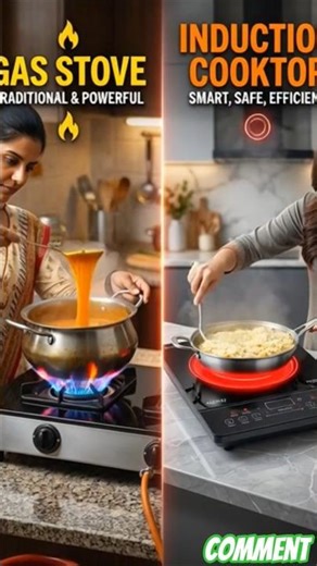 🔴gas vs induction, induction stove, gas stove, induction cooktop,
