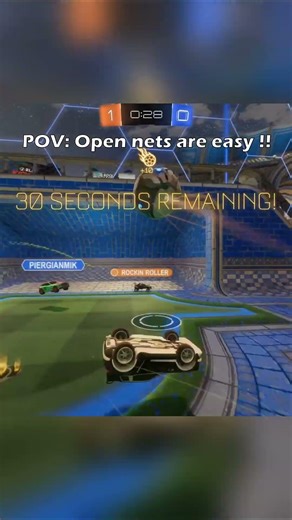POV: Open nets are easy 💀💀 | ROCKET LEAGUE